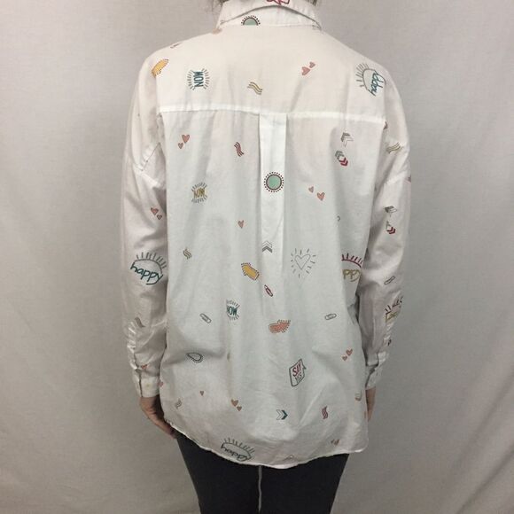 Zara basics women’s oversized button up shirt - Picture 9 of 13